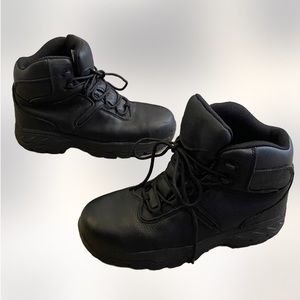SRmax SSR grip slip resistant 2650 black leather work boots shoes mens size 8